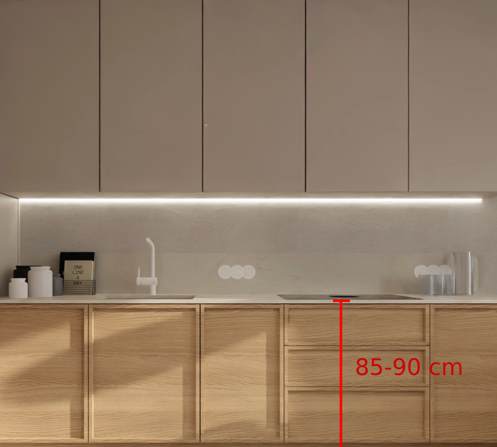 Idealna wysokość blatu w kuchni?