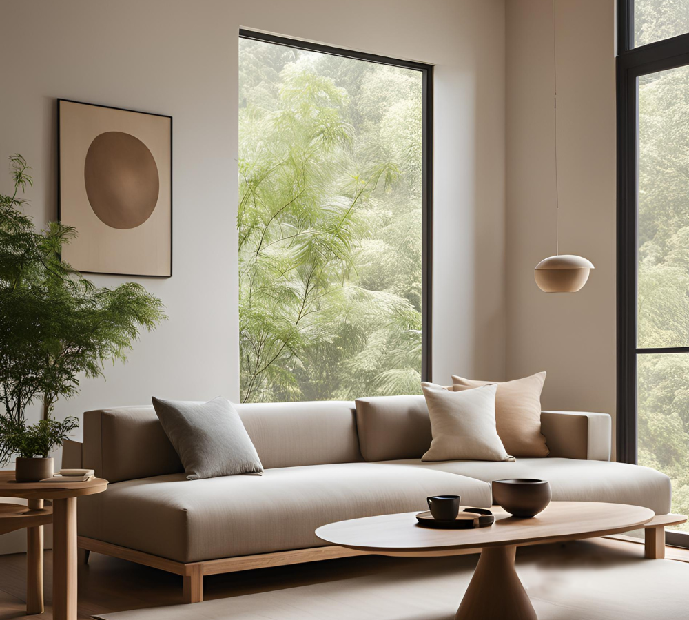 Meble do wnętrz w stylu japandi